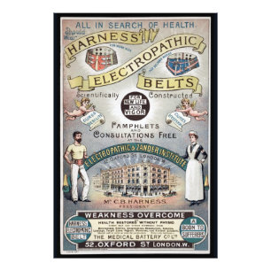 Foto Vintage Victorian Advertisement Poster
