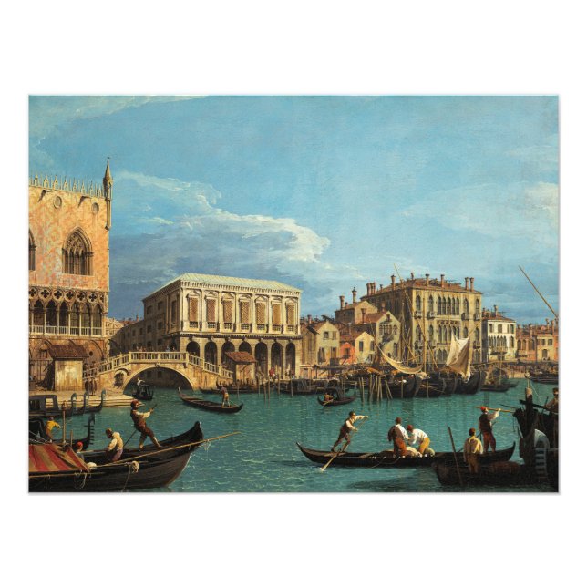 Foto Visão da Riva degli Schiavoni Veneza (Frente)