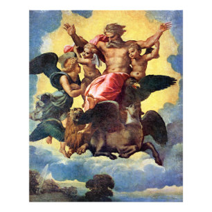 Foto Visão de Ezequiel, pintura de Rafael,