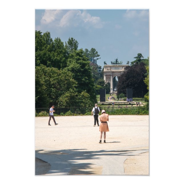 Foto Visão de um arco (Frente)