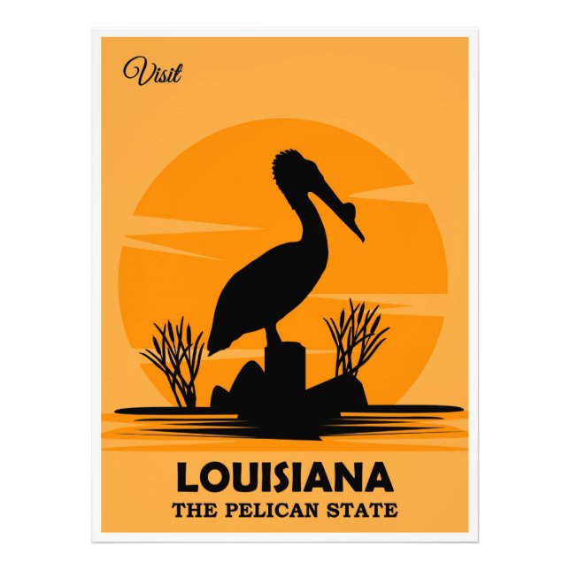 Foto Visite Louisiana, O Estado do Pelicano, (Frente)