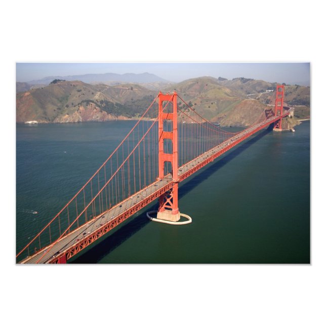Foto Vista aérea da Golden Gate Bridge na (Frente)