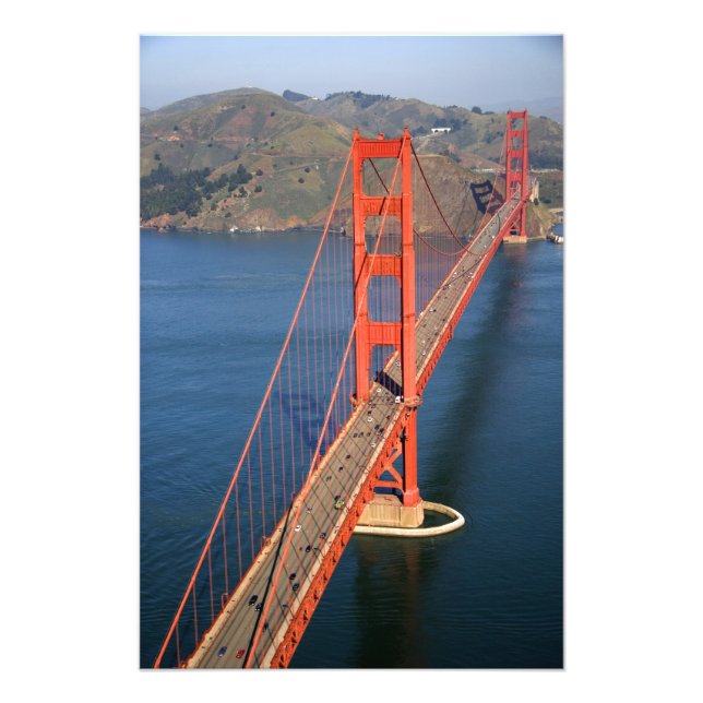 Foto Vista aérea da Golden Gate Bridge no (Frente)