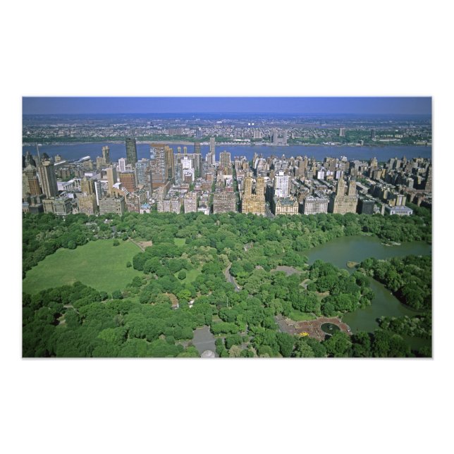 Foto Vista aérea do Central Park e do lado oeste (Frente)