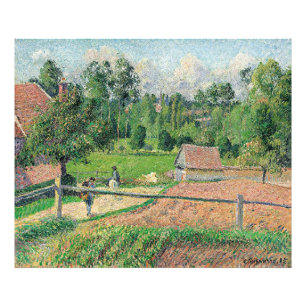 Foto Vista da janela do artista Camille Pissarro