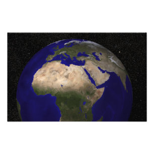 Foto Vista de África, Europa, o Médio Oriente, e dent