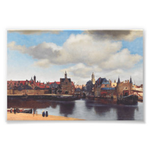 Foto Vista de Delft por Johannes Vermeer