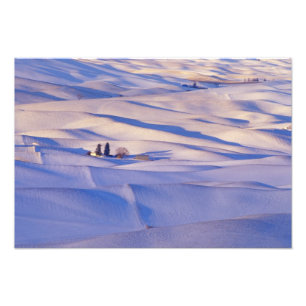 Foto Vista de Steptoe Butte de colinas onduladas