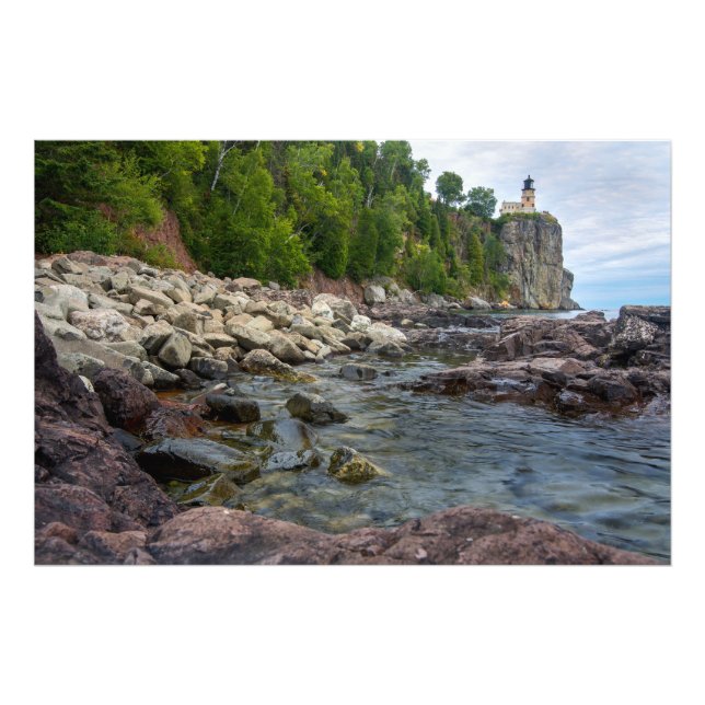 Foto Vista Distante do Farol de Rocha Dividida (Frente)