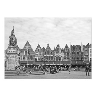 Foto Vista do Grote Markt em Bruges