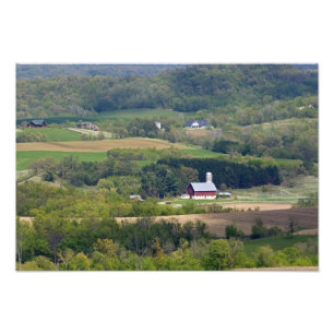 Foto Vista panorâmica de terras agrícolas ao sul de Arc