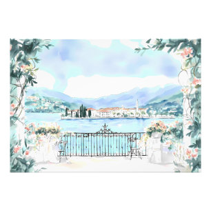Foto Vista Romântica do Lago Como