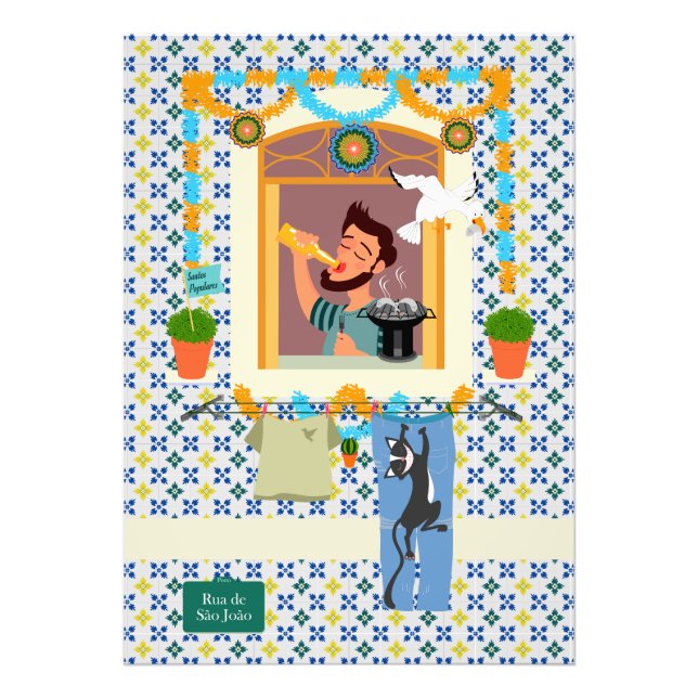 Foto Vizinho da Festa Português do santo John Português (Frente)