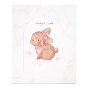 Foto Você É Tão Amada Impressão Bunny Berçário de Men