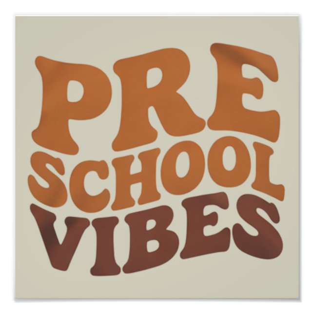 Foto Voltar à escola Primeiro dia da pré-escola Groovy (Frente)