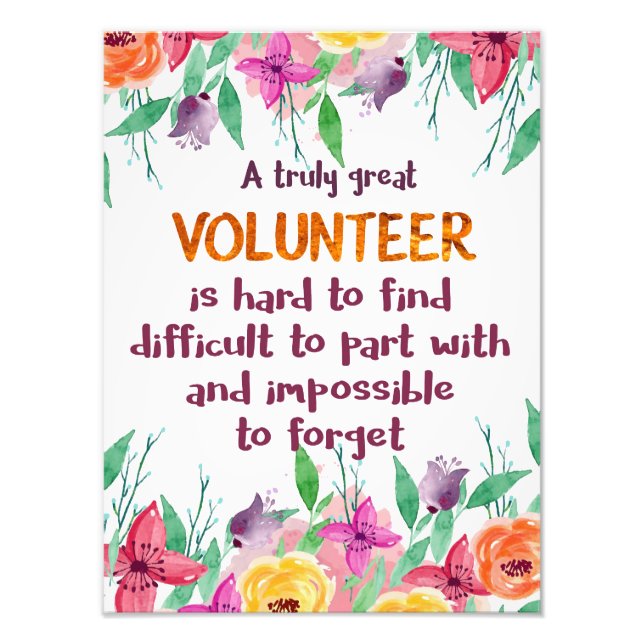 Foto Voluntário Obrigado Presente de Apreciação do Volu (Frente)