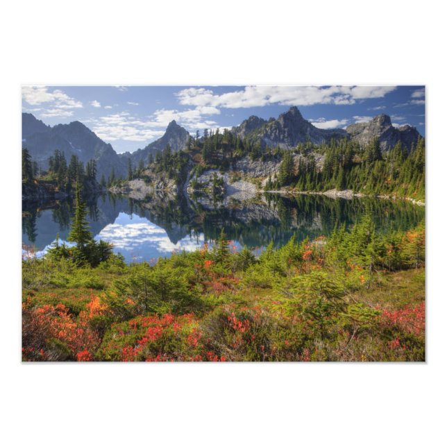 Foto WA, Alpine Lakes Wilderness, Gem Lake, com 2 (Frente)