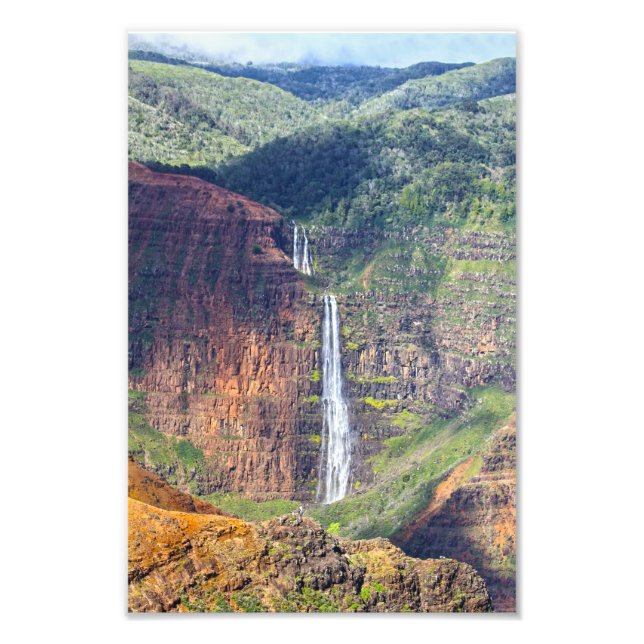 Foto Waipoo Falls, Waimea Canyon, Kauai, Havaí (Frente)