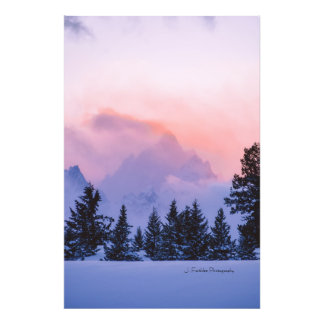 Foto Wall Art Teton Winter Sunrise Impressão