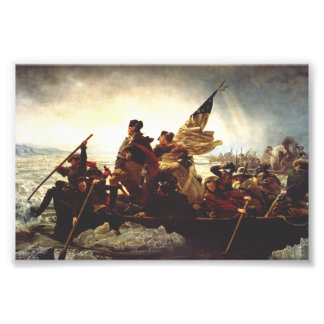 Foto Washington Crossing the Delaware by Emanuel Leutze