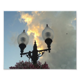 Foto Washington Iowa Light e Storm Clouds