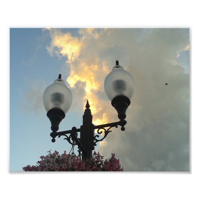 Foto Washington Iowa Light e Storm Clouds (Frente)