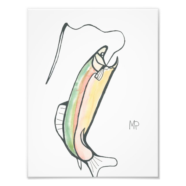 Foto Watercolor Fish (Frente)