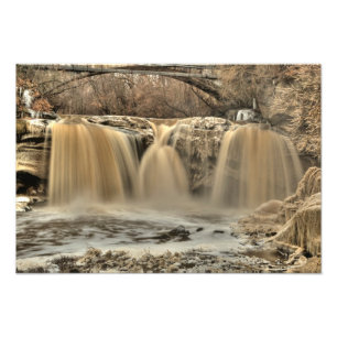 Foto West Falls of the Black River, Elyria, Ohio