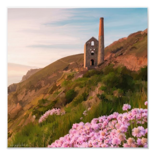 Foto Wheal Coates, mina de estanho, Cornwall, Inglaterr (Frente)