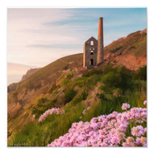 Foto Wheel Coates, tin mine, Cornwall, Inglaterra