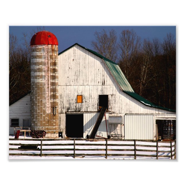 Foto White Barn e Red Silo (Frente)