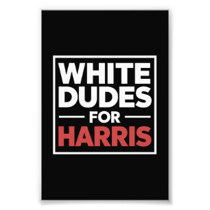 Foto White Dudes For Kamala-Harris Para 2024 Presidente