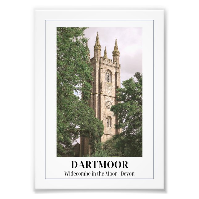 Foto Widecombe em Moor, Dartmoor, Devon (Frente)