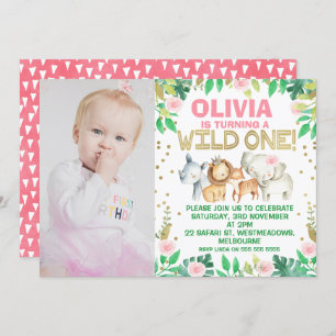 Foto: Wild One Safari - Convite para primeiro aniv