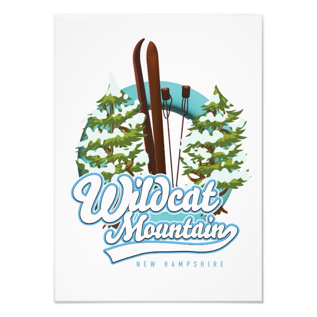 Foto Wildcat Mountain New Hampshire Ski poster (Frente)