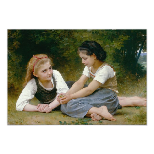 Foto William-Adolphe Bouguereau - Os Coletores Nut (Frente)
