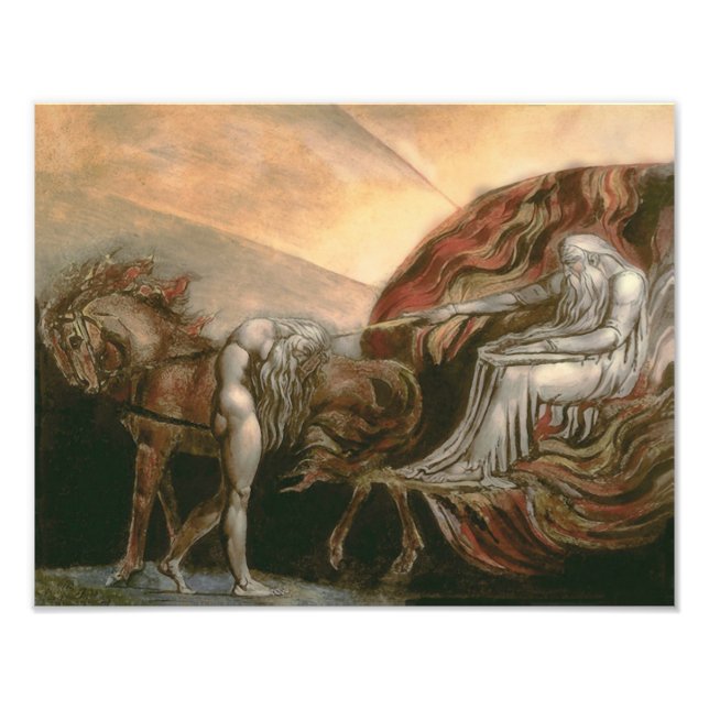 Foto William Blake, "Deus Julgando Adam" (Frente)