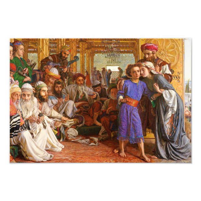 Foto William Holman Hunt - A descoberta do salvador (Frente)