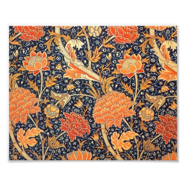 Foto William Morris Cray Floral Art Nouveau Pattern (Frente)