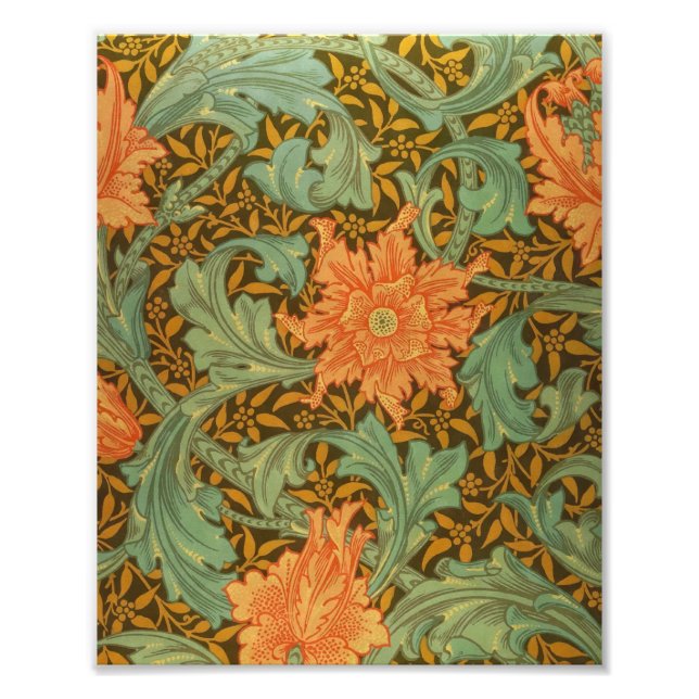 Foto William Morris Solteiro Stem Pattern Art Nouveau (Frente)