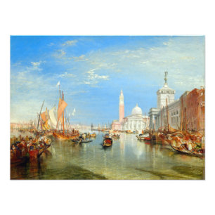 Foto William Turner - Veneza, A Dogana e San Giorgio