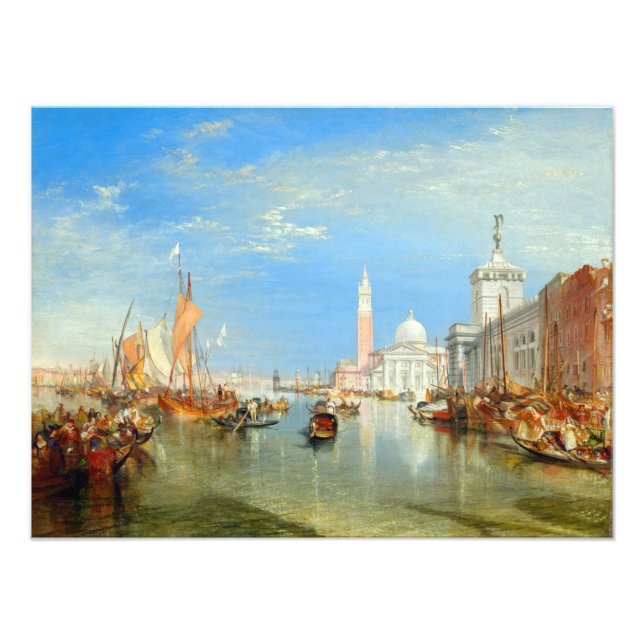 Foto William Turner - Veneza, Dogana & San Giorgio (Frente)