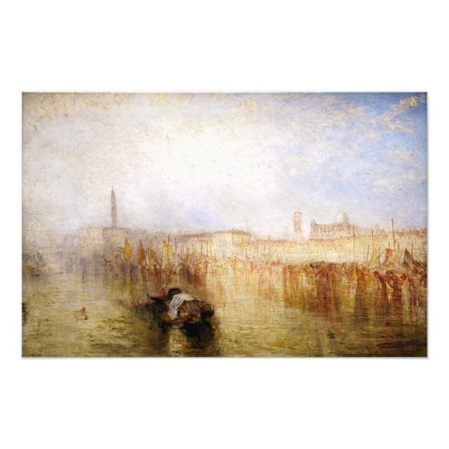 Foto William Turner - Veneza Quay, Palácio Ducal (Frente)