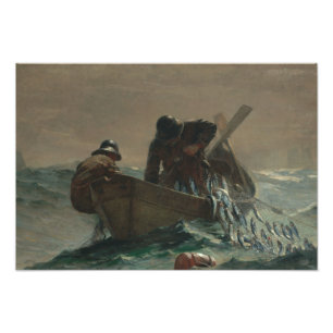 Foto Winslow Homer - a rede dos arenques