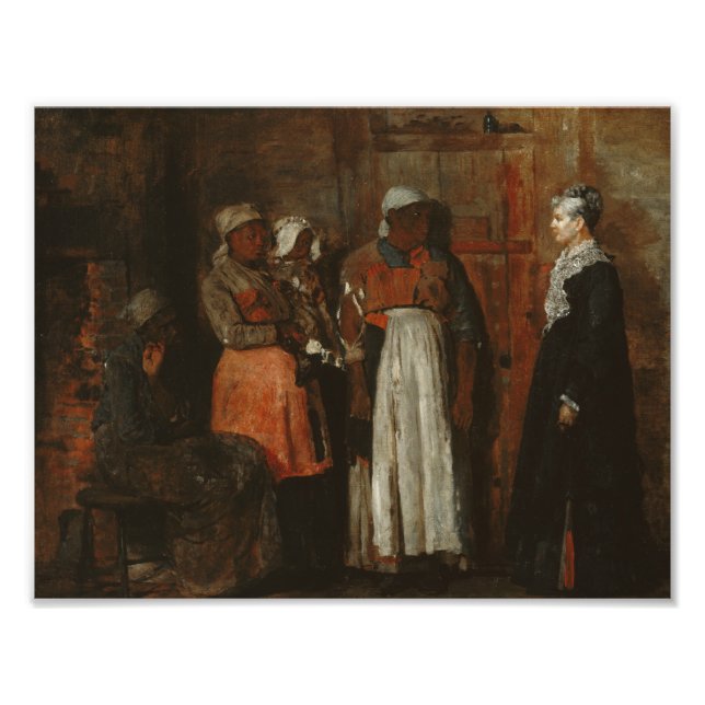 Foto Winslow Homer - Uma Visita da Antiga Senhora (Frente)