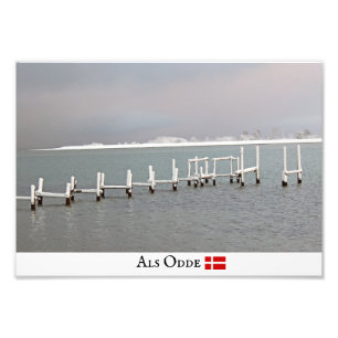 Foto Winter Als Odde/Denmark Photo Impressão!