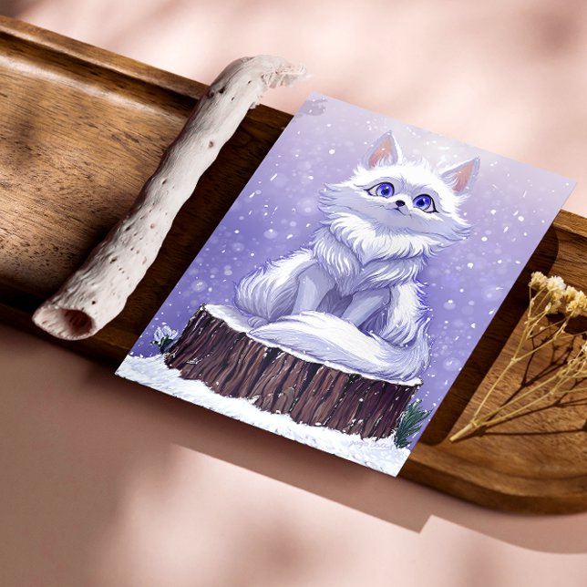 Foto Winter Guardian :Whimsical Arctic Fox wildlife (Criador carregado)