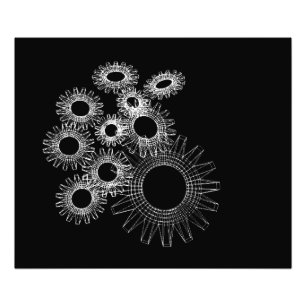 Foto Wireframe, modelo tridimensional esqueleto