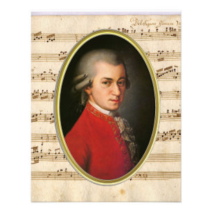 Foto Wolfgang Amadeus Mozart Retrato Alargamento