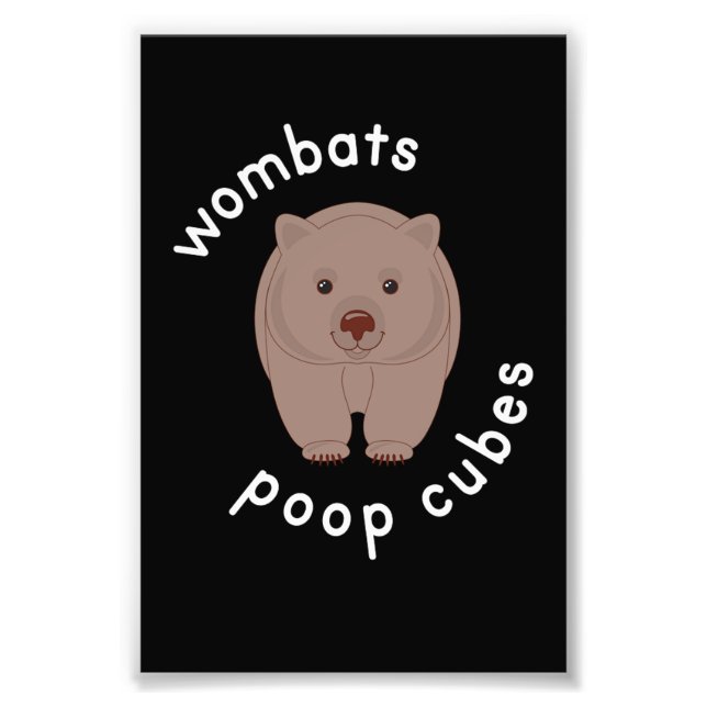 Foto Wombat Poop Cube Austrália (Frente)